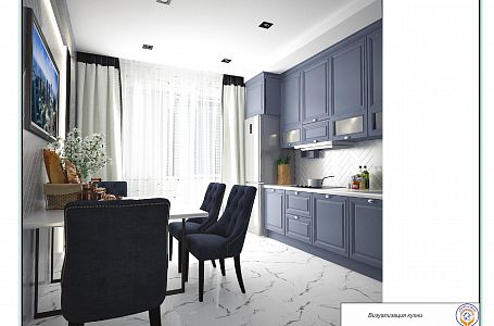 Дизайн-проект интерьера 2-х комнатной квартиры по ул. Дальняя